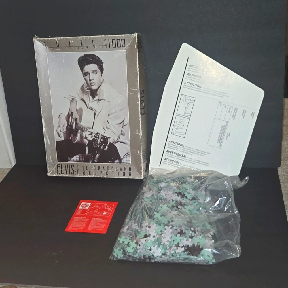 RARE ELVIS THE GRACELAND COLLECTION 1000 PCS PUZZLE